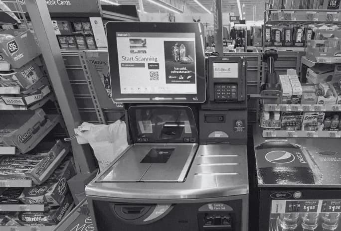 Screens or Displays at Checkout