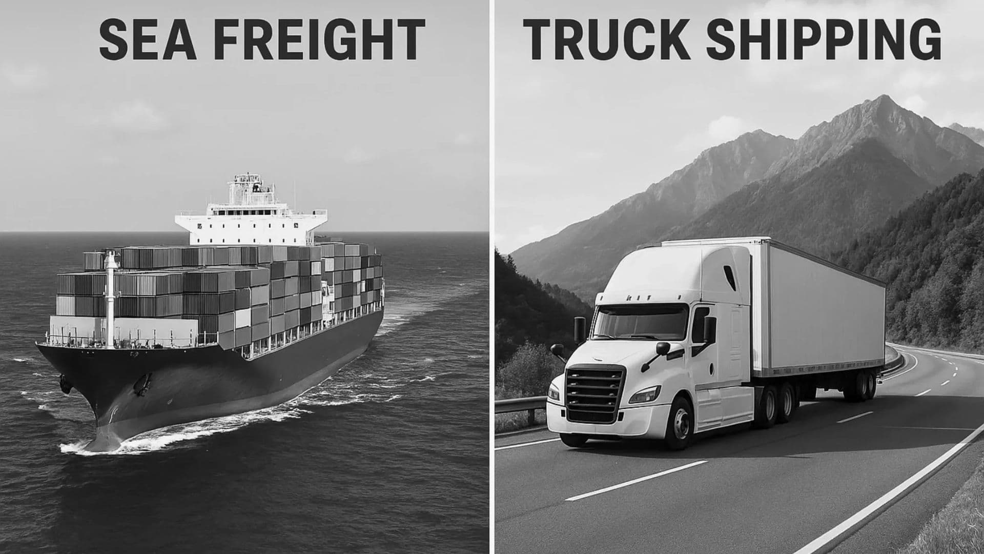 China Wholesale Furniture Shipping: A Strategic Analysis of Sea Freight vs Truck