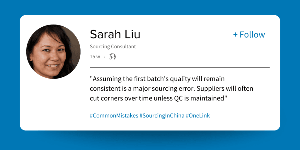 China Sourcing Expert on LinkedIn