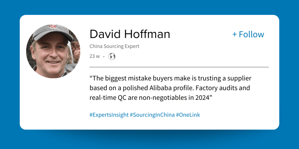 China Sourcing Expert on LinkedIn