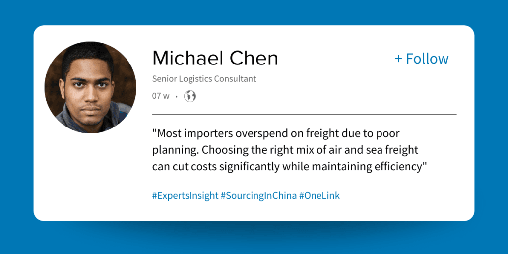 China sourcing expert on LinkedIn