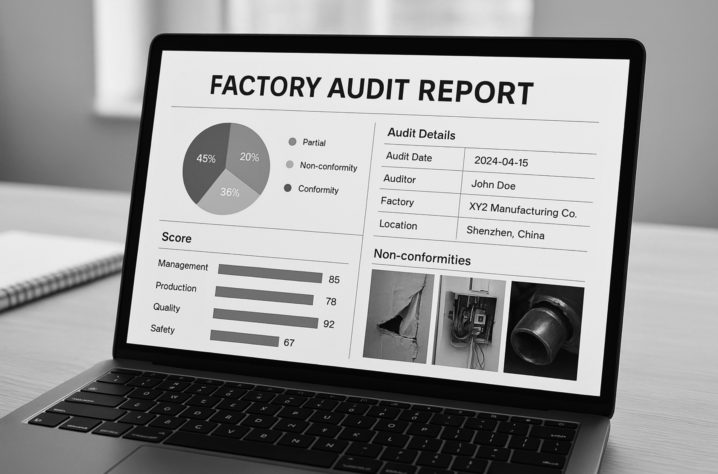A detailed China factory audit report is essential for making a final decision.