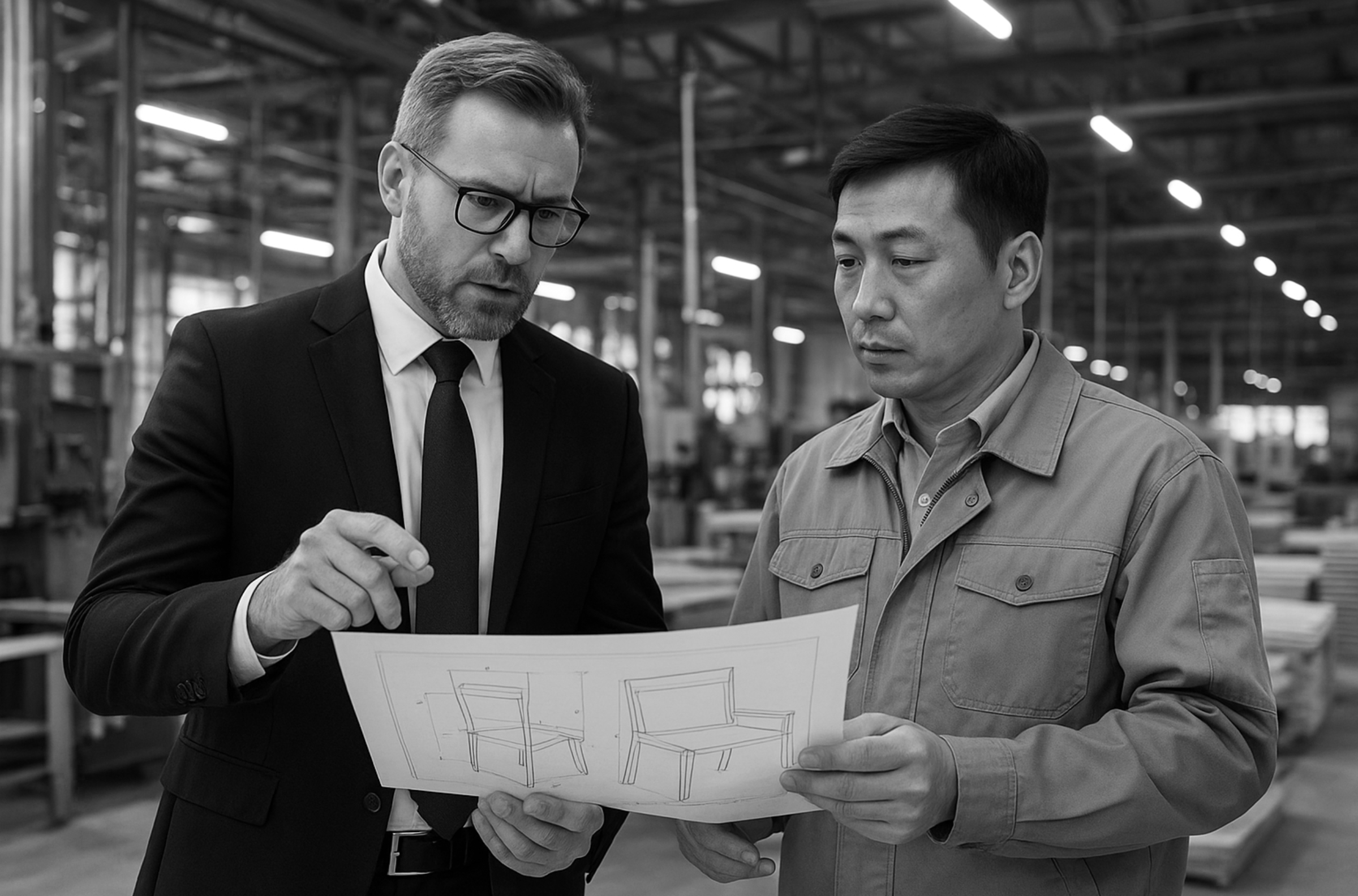 Furniture Design Protection: A Strategic IP Guide for Sourcing from China 3 Discussing furniture design protection and OEM/ODM terms with a potential supplier.